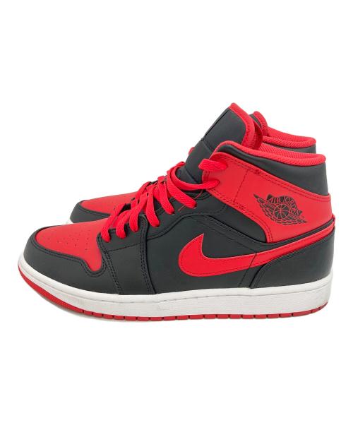 NIKE（ナイキ）NIKE (ナイキ) Air Jordan 1 Mid Bred Toe　スニーカー ブラック サイズ:29cmの古着・服飾アイテム