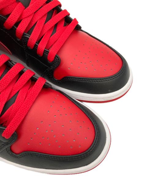 NIKE（ナイキ）NIKE (ナイキ) Air Jordan 1 Mid Bred Toe　スニーカー ブラック サイズ:29cmの古着・服飾アイテム