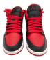 NIKE (ナイキ) Air Jordan 1 Mid Bred Toe　スニーカー ブラック サイズ:29cm：10000円