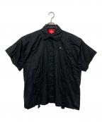 Vivienne Westwood RED LABELヴィヴィアンウエストウッドレッドレーベル）の古着「17-12-842001　半袖シャツ」｜ブラック