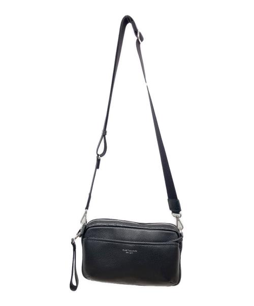hartmann（ハートマン）hartmann (ハートマン) GLENDALE 2 WAY CLUTCH 2 ショルダーバッグ ブラックの古着・服飾アイテム