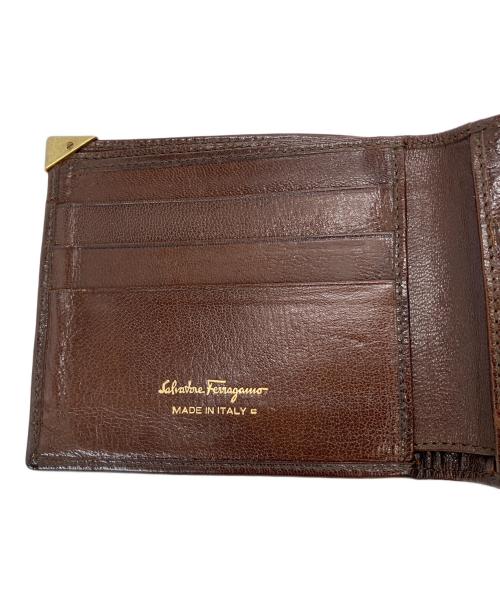 Salvatore Ferragamo（サルヴァトーレ フェラガモ）Salvatore Ferragamo (サルヴァトーレ フェラガモ) 札入れ ブラウンの古着・服飾アイテム