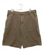 stussyステューシー）の古着「Work Short Washed Canvas」｜ブラウン