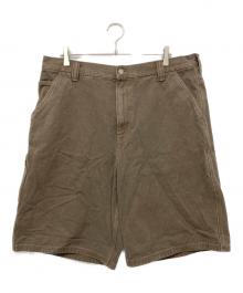 stussy（ステューシー）の古着「Work Short Washed Canvas」｜ブラウン