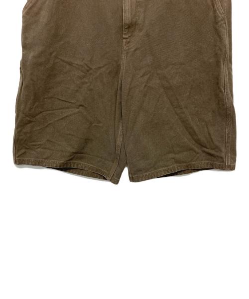 stussy（ステューシー）stussy (ステューシー) Work Short Washed Canvas ブラウン サイズ:36の古着・服飾アイテム