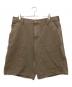 stussy（ステューシー）の古着「Work Short Washed Canvas」｜ブラウン
