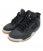 NIKEナイキ）の古着「AIR JORDAN 4 RETRO SE　スニーカー」｜ブラック