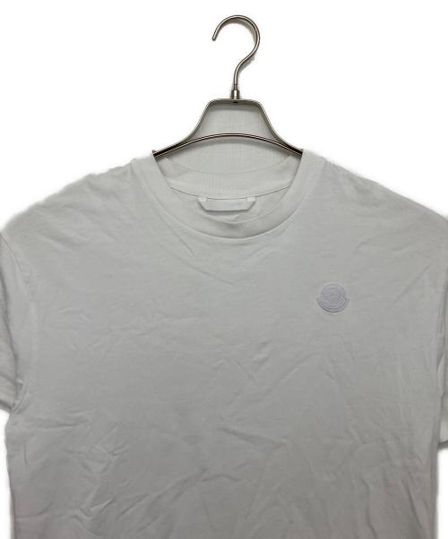 MONCLER（モンクレール）MONCLER (モンクレール) K10918C00017　半袖Tシャツ ホワイト サイズ:Sの古着・服飾アイテム