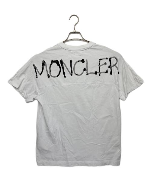 MONCLER（モンクレール）MONCLER (モンクレール) K10918C00017　半袖Tシャツ ホワイト サイズ:Sの古着・服飾アイテム