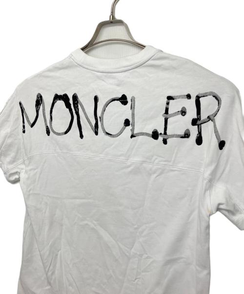 MONCLER（モンクレール）MONCLER (モンクレール) K10918C00017　半袖Tシャツ ホワイト サイズ:Sの古着・服飾アイテム