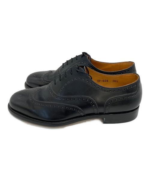 SCOTCH GRAIN（スコッチグレイン）SCOTCH GRAIN (スコッチグレイン) ウィングチップシューズ ブラック サイズ:26　2/1の古着・服飾アイテム