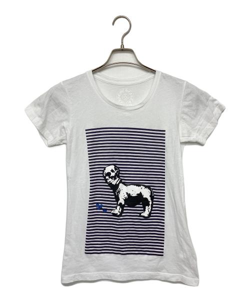 CHROME HEARTS（クロムハーツ）CHROME HEARTS (クロムハーツ) 2612-304-2560　半袖カットソー ホワイト サイズ:Mの古着・服飾アイテム