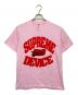 Supreme（シュプリーム）の古着「半袖カットソー」｜ピンク