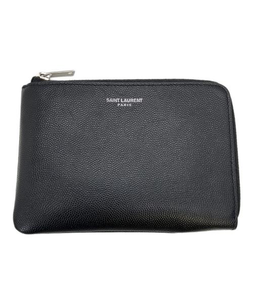 Saint Laurent Paris（サンローランパリ）Saint Laurent Paris (サンローランパリ) 582480-BTY7N-1000　カードケース ブラックの古着・服飾アイテム