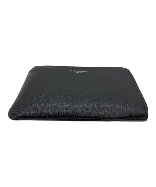 Saint Laurent Paris（サンローランパリ）Saint Laurent Paris (サンローランパリ) 582480-BTY7N-1000　カードケース ブラックの古着・服飾アイテム