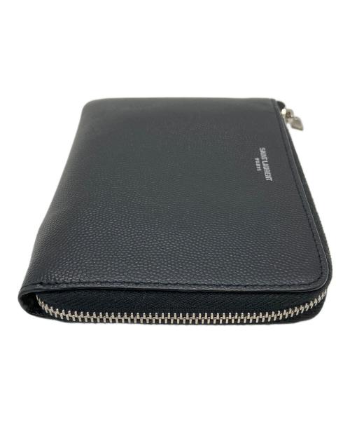 Saint Laurent Paris（サンローランパリ）Saint Laurent Paris (サンローランパリ) 582480-BTY7N-1000　カードケース ブラックの古着・服飾アイテム