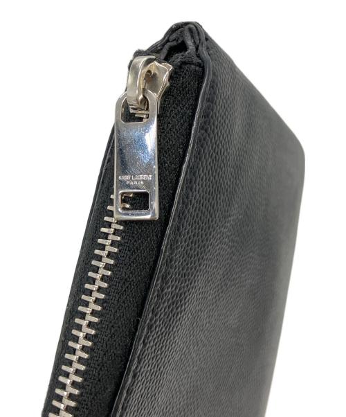 Saint Laurent Paris（サンローランパリ）Saint Laurent Paris (サンローランパリ) 582480-BTY7N-1000　カードケース ブラックの古着・服飾アイテム