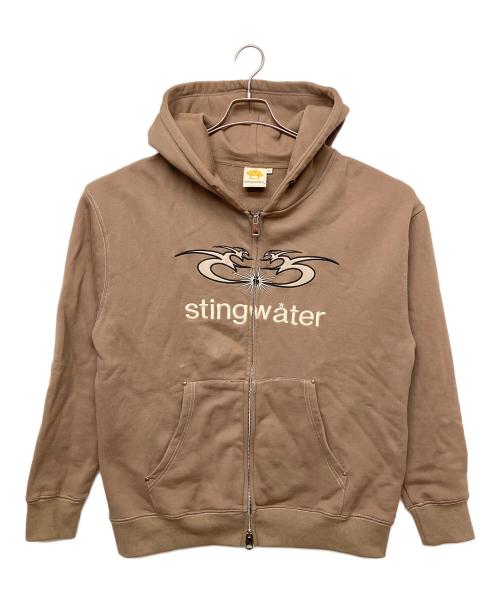 stingwater（スティングウォーター）stingwater (スティングウォーター) ジップパーカー ベージュ サイズ:Lの古着・服飾アイテム