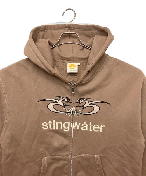 stingwater（スティングウォーター）stingwater (スティングウォーター) ジップパーカー ベージュ サイズ:Lの古着・服飾アイテム