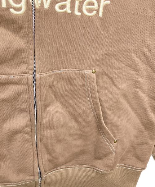 stingwater（スティングウォーター）stingwater (スティングウォーター) ジップパーカー ベージュ サイズ:Lの古着・服飾アイテム