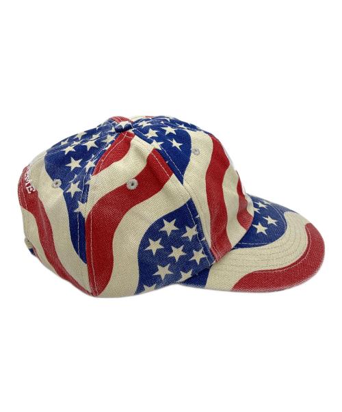 SUPREME（シュプリーム）SUPREME (シュプリーム) Pigment Coated S Logo Cap 26SS ブルー×レッドの古着・服飾アイテム