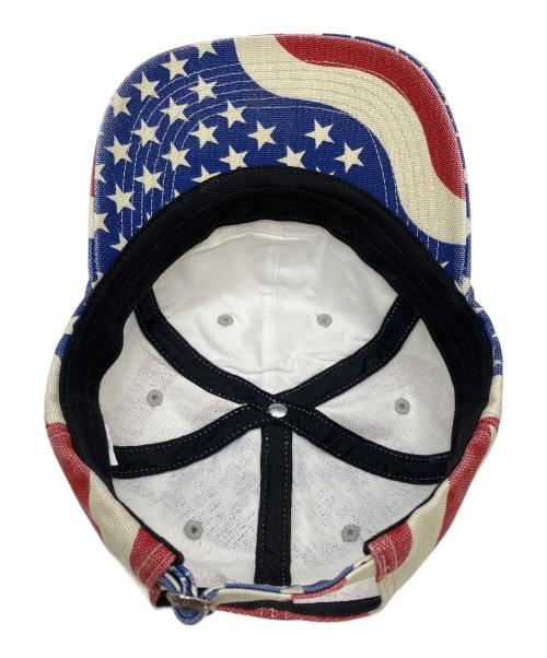SUPREME（シュプリーム）SUPREME (シュプリーム) Pigment Coated S Logo Cap 26SS ブルー×レッドの古着・服飾アイテム