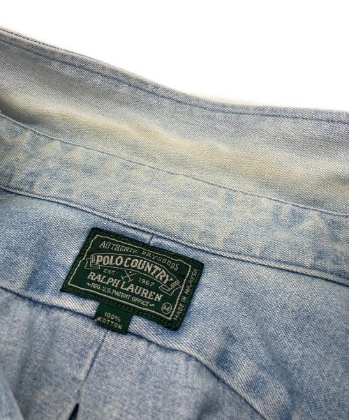 POLO COUNTRY（ポロカントリー）POLO COUNTRY (ポロカントリー) 長袖シャツ インディゴ サイズ:Mの古着・服飾アイテム