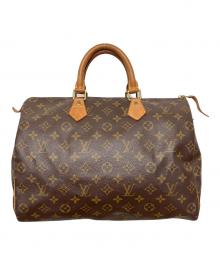 LOUIS VUITTON（ルイ ヴィトン）の古着「モノグラム スピーディ35 ハンドバッグ」｜ブラウン