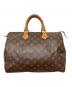 LOUIS VUITTON（ルイ ヴィトン）の古着「モノグラム スピーディ35 ハンドバッグ」｜ブラウン