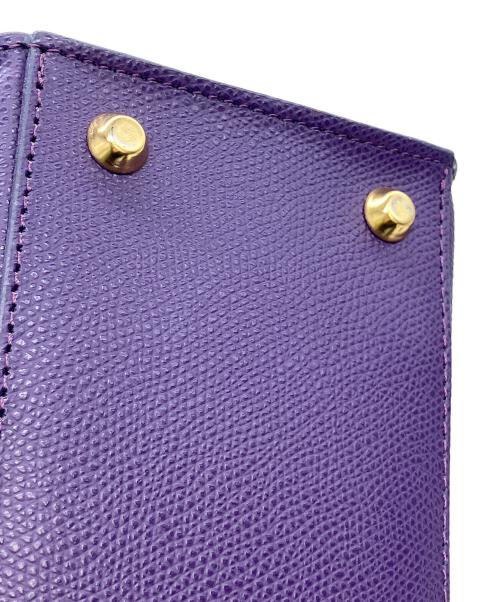 CARBOTTI（カルボッティ）CARBOTTI (カルボッティ) 2WAYバッグ パープルの古着・服飾アイテム
