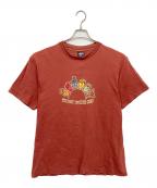 stussyステューシー）の古着「80’ｓ　半袖カットソー」｜ブラウン