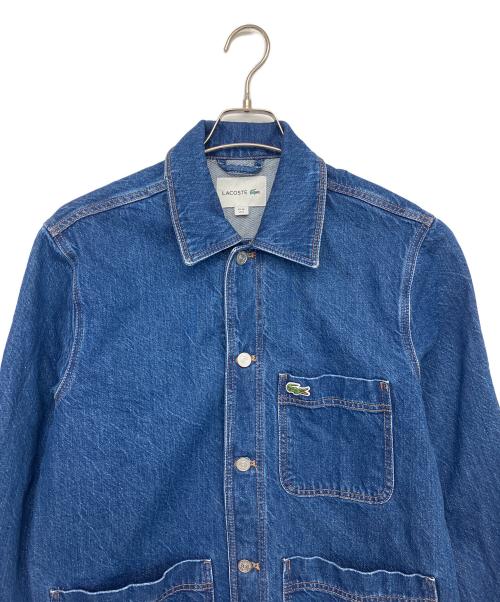 LACOSTE（ラコステ）LACOSTE (ラコステ) CH2601　ヘビーオンスデニムジャケット インディゴ サイズ:38の古着・服飾アイテム