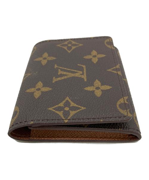 LOUIS VUITTON（ルイ ヴィトン）LOUIS VUITTON (ルイ ヴィトン) モノグラム　ポルト 2カルト・ヴェルティカル　パスケース ブラウンの古着・服飾アイテム