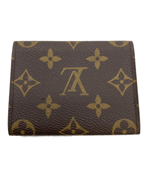 LOUIS VUITTON（ルイ ヴィトン）LOUIS VUITTON (ルイ ヴィトン) モノグラム　ポルト 2カルト・ヴェルティカル　パスケース ブラウンの古着・服飾アイテム