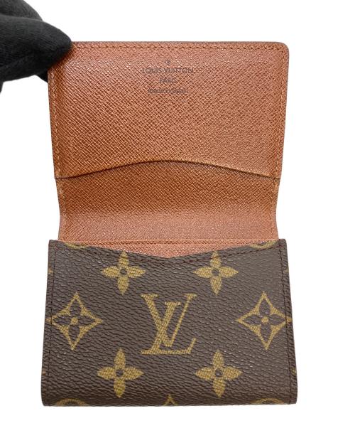 LOUIS VUITTON（ルイ ヴィトン）LOUIS VUITTON (ルイ ヴィトン) モノグラム　ポルト 2カルト・ヴェルティカル　パスケース ブラウンの古着・服飾アイテム