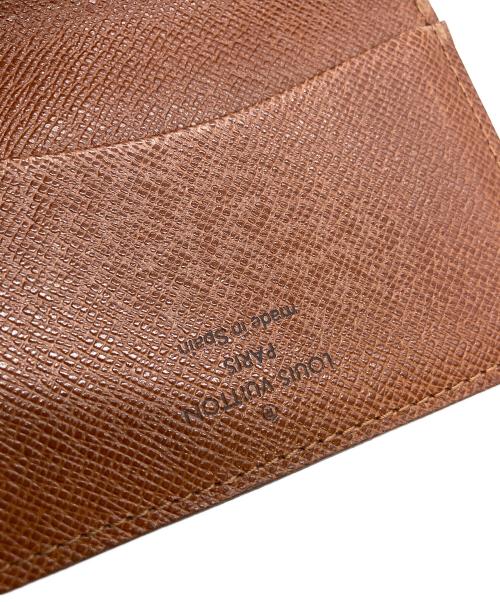 LOUIS VUITTON（ルイ ヴィトン）LOUIS VUITTON (ルイ ヴィトン) モノグラム　ポルト 2カルト・ヴェルティカル　パスケース ブラウンの古着・服飾アイテム