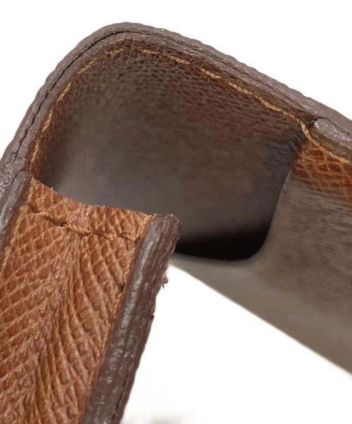 LOUIS VUITTON（ルイ ヴィトン）LOUIS VUITTON (ルイ ヴィトン) モノグラム　ポルト 2カルト・ヴェルティカル　パスケース ブラウンの古着・服飾アイテム