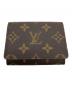 LOUIS VUITTON（ルイ ヴィトン）の古着「モノグラム　ポルト 2カルト・ヴェルティカル　パスケース」｜ブラウン