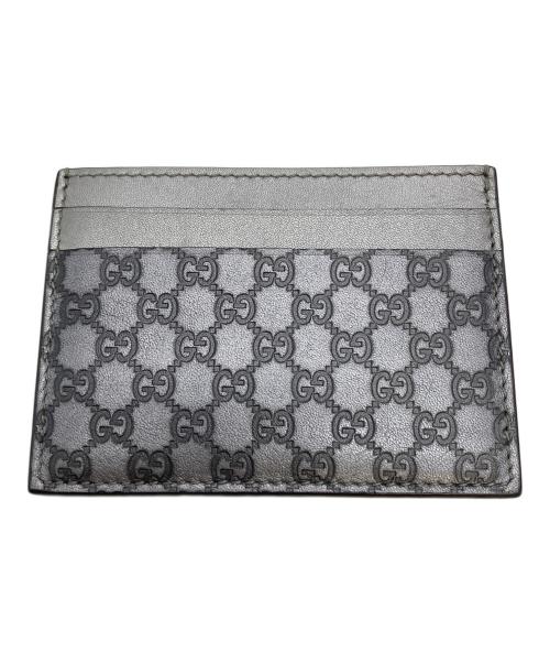 GUCCI（グッチ）GUCCI (グッチ) 346797 カードケース シルバーの古着・服飾アイテム