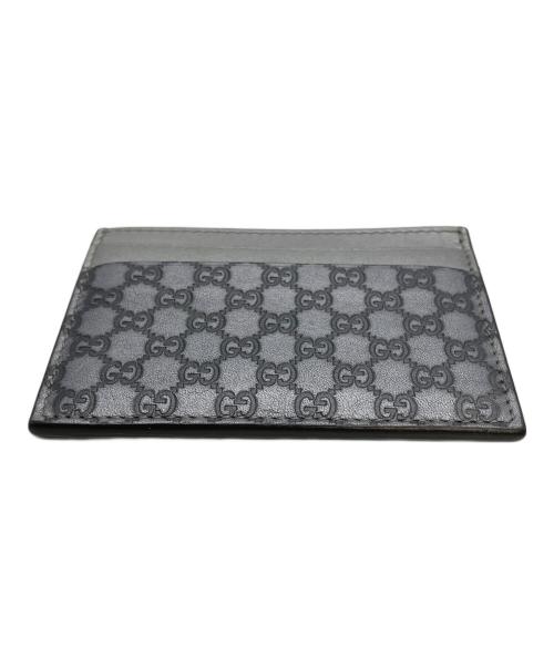 GUCCI（グッチ）GUCCI (グッチ) 346797 カードケース シルバーの古着・服飾アイテム