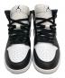 NIKE (ナイキ) AIR JORDAN1 スニーカー ブラック×ホワイト サイズ:27cm：10000円