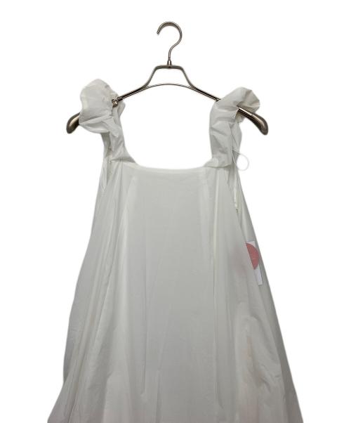 emmi atelier（エミアトリエ）emmi atelier (エミアトリエ) バルーンワンピース ホワイト サイズ:S 未使用品の古着・服飾アイテム
