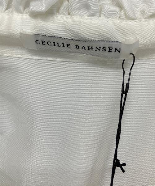 CECILIE BAHNSEN（セシリーバンセン）Cecilie Bahnsen (セシリーバンセン) MHS19-0013　オーバサイズシャツドレス ホワイト サイズ:UK８の古着・服飾アイテム