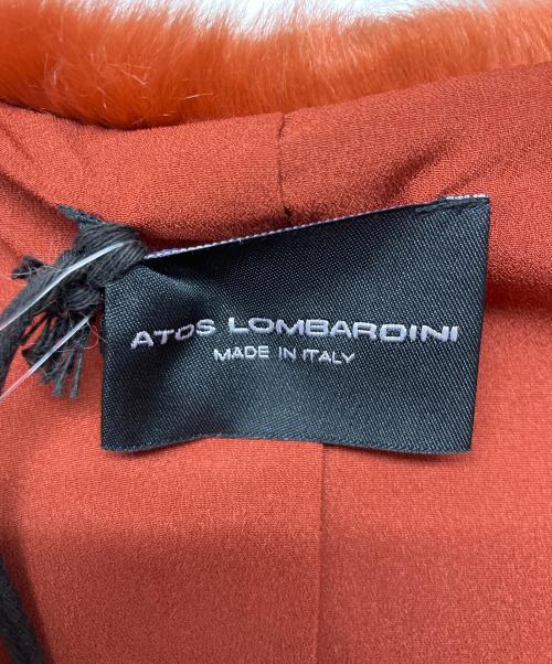 ATOS LOMBARDINI（ATOS LOMBARDINI）ATOS LOMBARDINI (ATOS LOMBARDINI) ファーベスト ブラウン サイズ:40 未使用品の古着・服飾アイテム