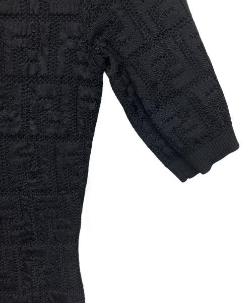 FENDI（フェンディ）FENDI (フェンディ) FZDB77 ABWQ　半袖ワンピース ブラック サイズ:38の古着・服飾アイテム
