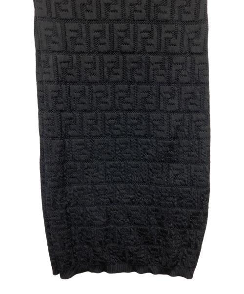 FENDI（フェンディ）FENDI (フェンディ) FZDB77 ABWQ　半袖ワンピース ブラック サイズ:38の古着・服飾アイテム