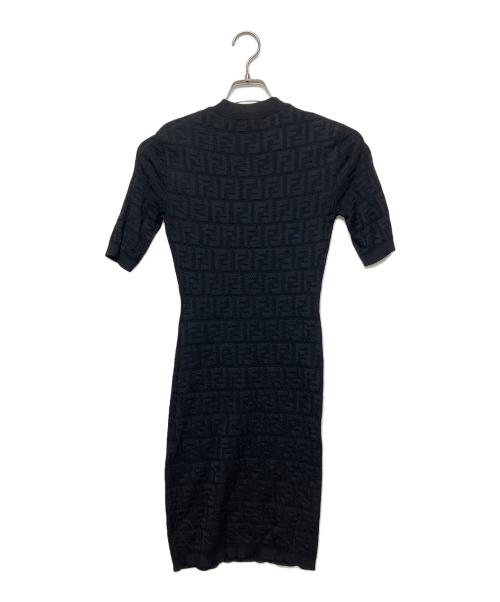 FENDI（フェンディ）FENDI (フェンディ) FZDB77 ABWQ　半袖ワンピース ブラック サイズ:38の古着・服飾アイテム