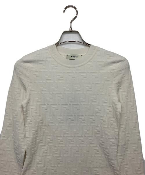 FENDI（フェンディ）FENDI (フェンディ) 長袖ワンピース ベージュ サイズ:42の古着・服飾アイテム