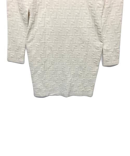 FENDI（フェンディ）FENDI (フェンディ) 長袖ワンピース ベージュ サイズ:42の古着・服飾アイテム