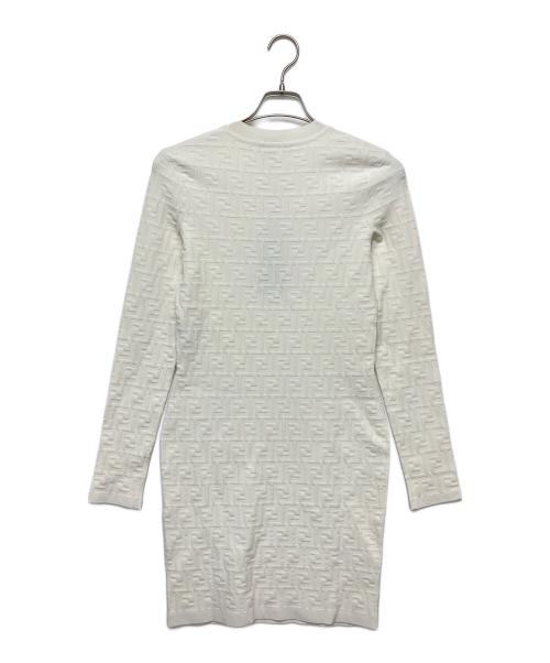 FENDI（フェンディ）FENDI (フェンディ) 長袖ワンピース ベージュ サイズ:42の古着・服飾アイテム